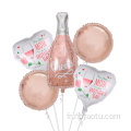 Happy Mother's Fay Foil Balloons Ensemble de 5pcs